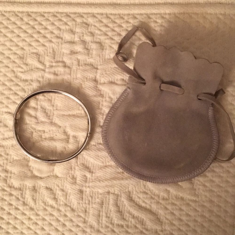 Sterling signed b a b baby bangle bracelet